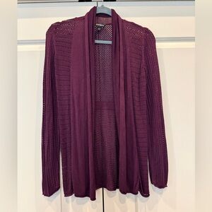 Women's Express Cardigan - Eggplant
